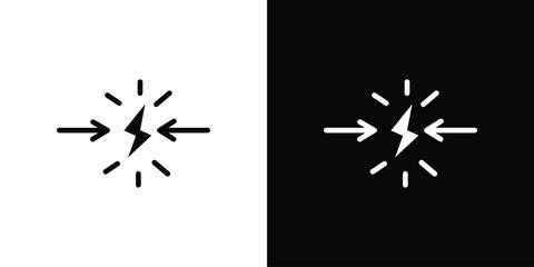 Conflict icon vector design element vector eps 10