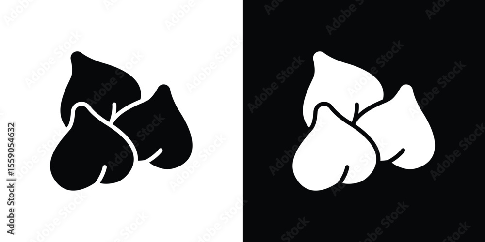 Poster chickpeas hummus icon vector design element vector eps 10