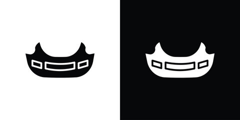 Car bumper icon vector design element vector eps 10