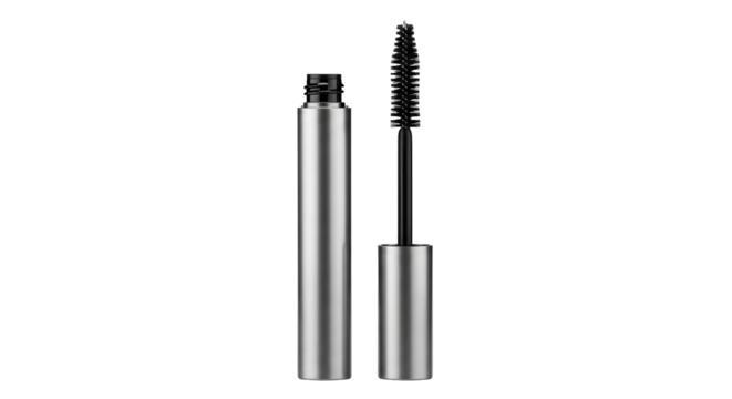 Isolated Mascara Tube and Wand