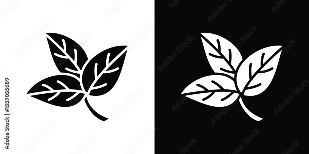 Aufkleber basil icon vector design element vector eps 10