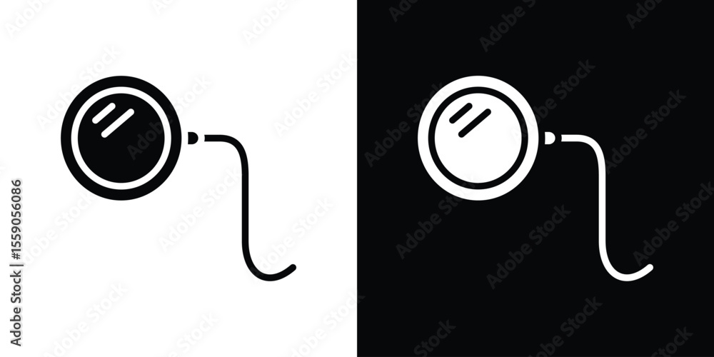 Poster ar monocle icon vector design element vector eps 10