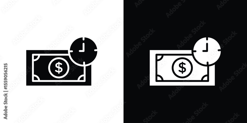 Poster annuity icon vector design element vector eps 10