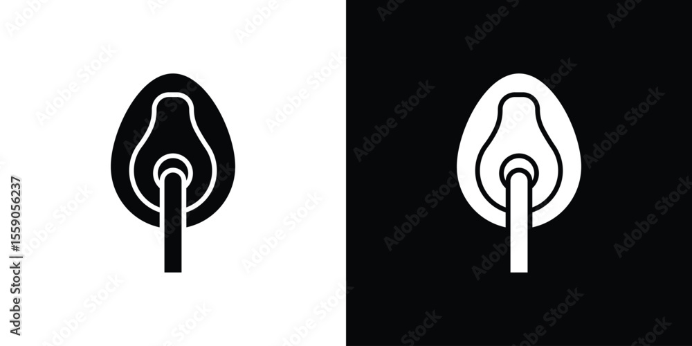 Aufkleber anesthesia icon vector design element vector eps 10