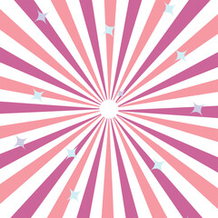 Energetic starburst design with radiant pink and purple rays, perfect for festive and dynamic projects