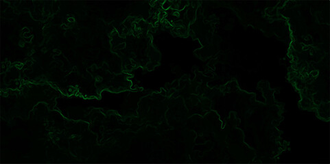  Abstract dark background with glowing green plasma-like tendrils, with swirling energy or electrical currents foggy, mysterious atmosphere. Futuristic, sci-fi aesthetic digital artwork, tech visuals