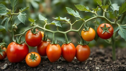Time-lapse of tomato plants reverting through evolutionary stages, becoming wilder and more primitive.