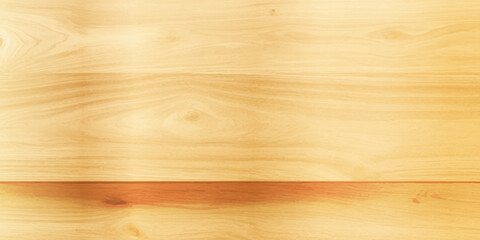 Soft Light Wooden Planks with Natural Grain Texture – Rustic Table Surface Background in Light Brown Color for Product Display, Mockups, Website Banners, Posters, and Minimal Vintage Interior Design 