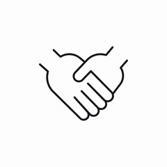 hand hold icon sign vector