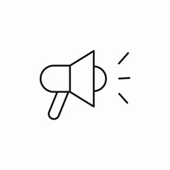 marketing promote icon sign vector