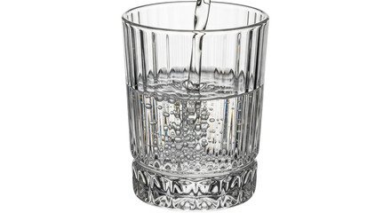 Isolated Glass of Water