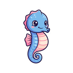 Cute sea creature icons very cool design