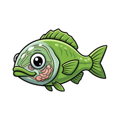 Cute sea creature icons very cool design