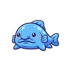 Cute sea creature icons very cool design