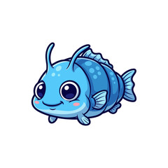 Cute sea creature icons very cool design