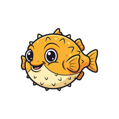 Cute sea creature icons very cool design