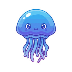 Cute sea creature icons very cool design