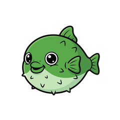 Cute sea creature icons very cool design