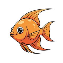 Cute sea creature icons very cool design