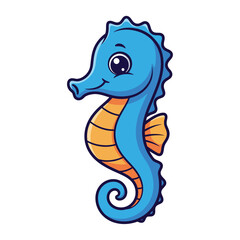 Cute sea creature icons very cool design