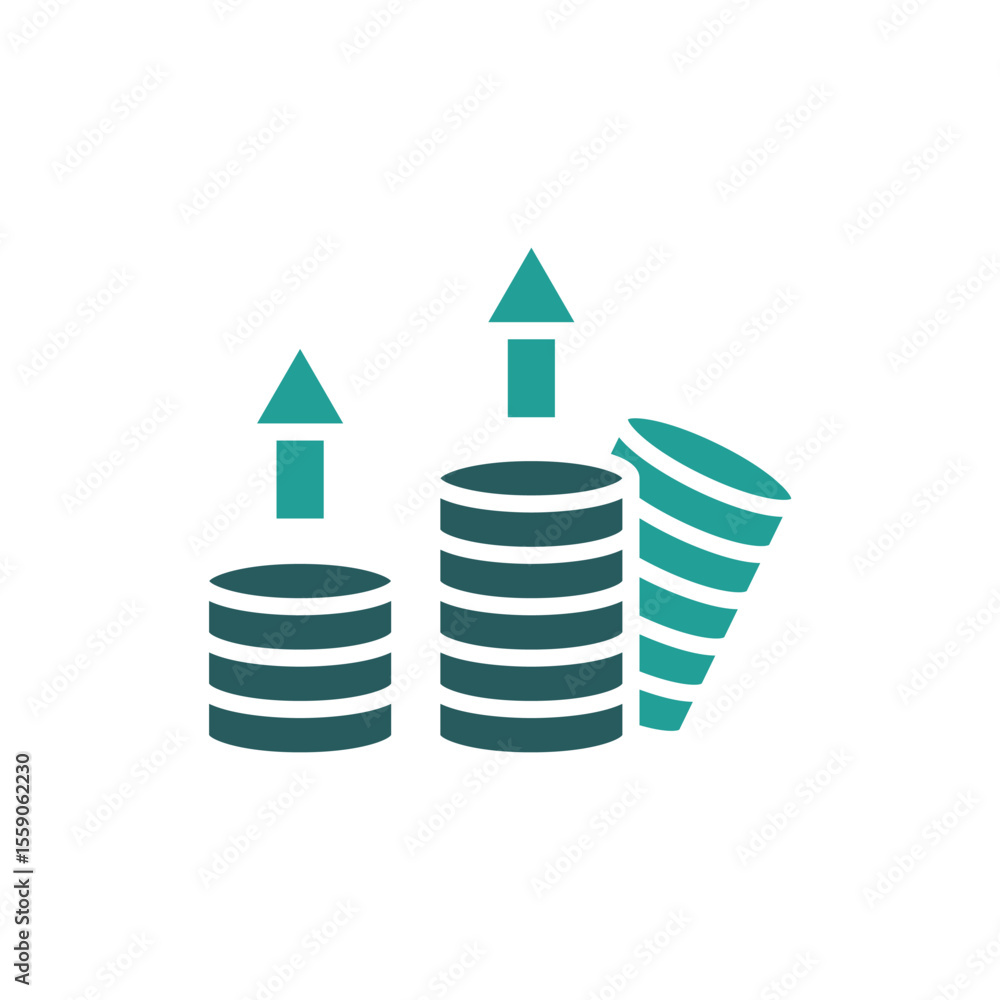 Poster competitive advantage icon. vector.editable stroke.linear style sign for use web design,logo.symbol 