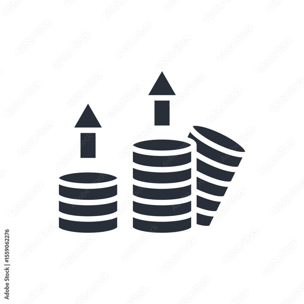 Poster competitive advantage icon. vector.editable stroke.linear style sign for use web design,logo.symbol 