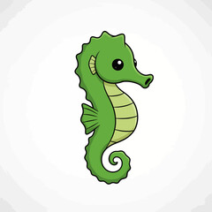 Cute sea creature icons very cool design