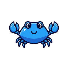 Cute sea creature icons very cool design