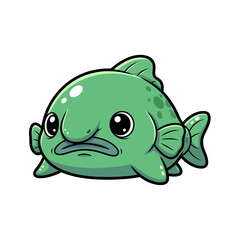 Cute sea creature icons very cool design