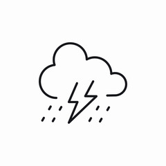 weather storm icon sign vector