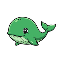 Cute sea creature icons very cool design
