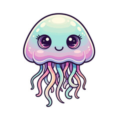 Cute sea creature icons very cool design