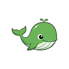 Cute sea creature icons very cool design