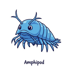 Cute sea creature icons very cool design