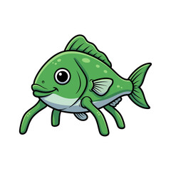 Cute sea creature icons very cool design