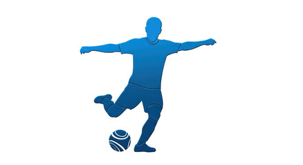 Isolated Soccer Player