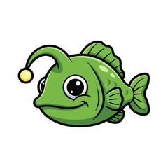 Cute sea creature icons very cool design