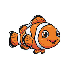 Cute sea creature icons very cool design