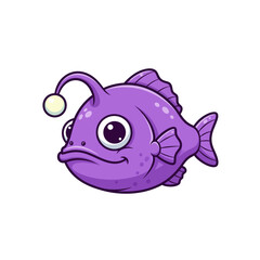 Cute sea creature icons very cool design