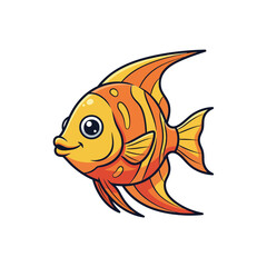 Cute sea creature icons very cool design