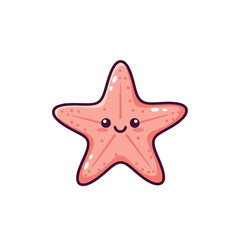 Cute sea creature icons very cool design