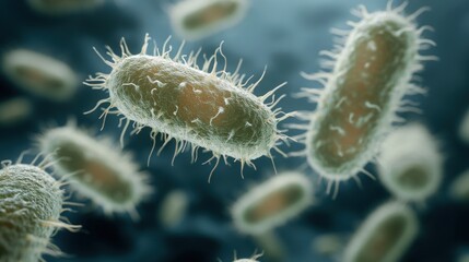 Fototapeta premium Microscopic bacteria