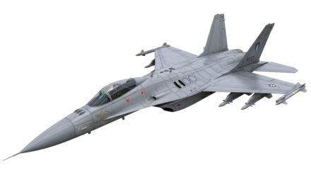 Isolated Fighter Jet