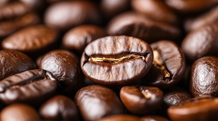 Close-up of coffee beans