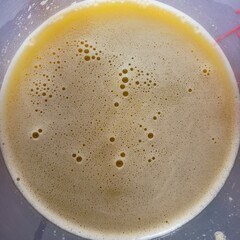fruit juice seen from top to bottom