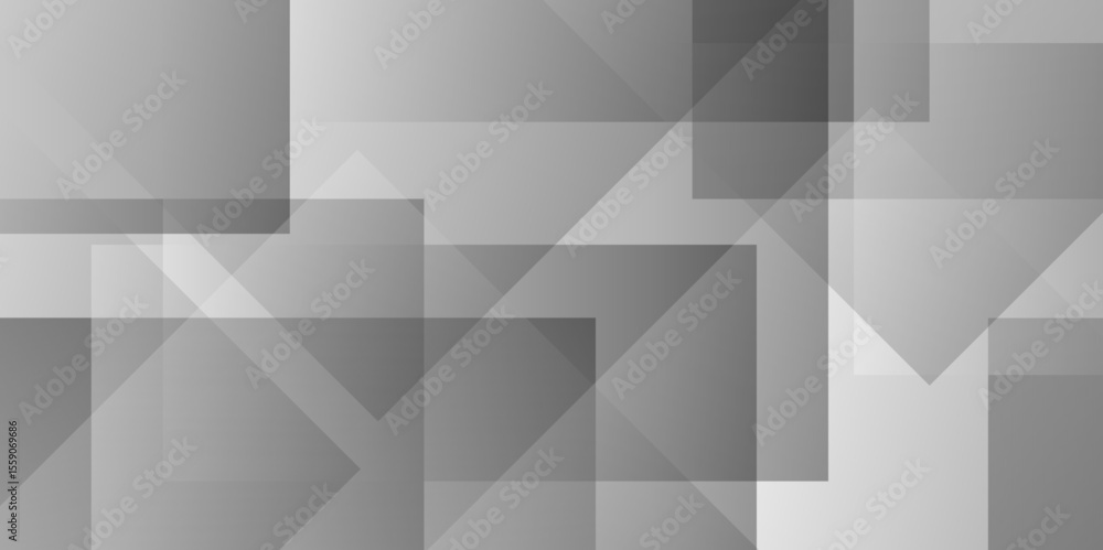 Poster black and gray technology concept diamond triangle geometric line art design. white abstract gradien