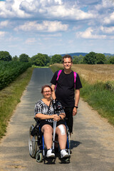Active lifestyle with disabilities - Joint nature walk