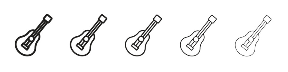 Ukulele icon vector design element vector eps 10