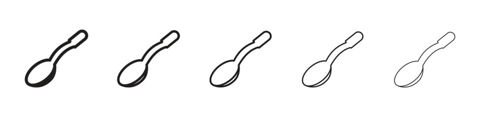 Spoon icon vector, Symbol, logo illustrations