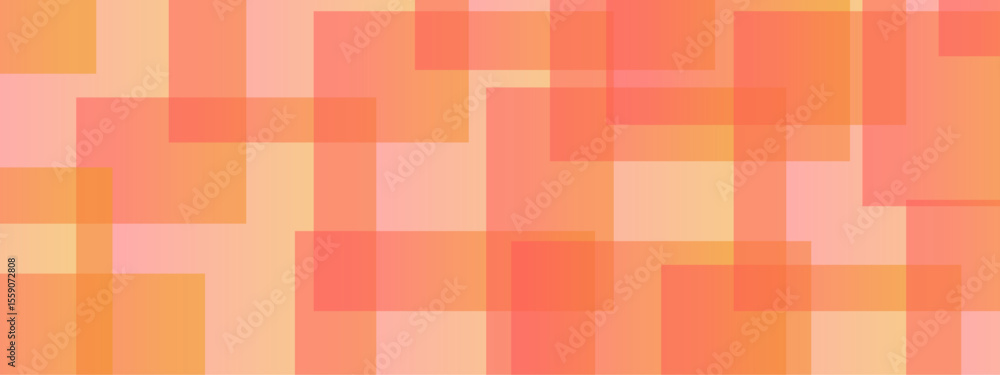 Poster abstract red and orange overlap triangle geometric technology pattern. minimal rectangle randomly ar